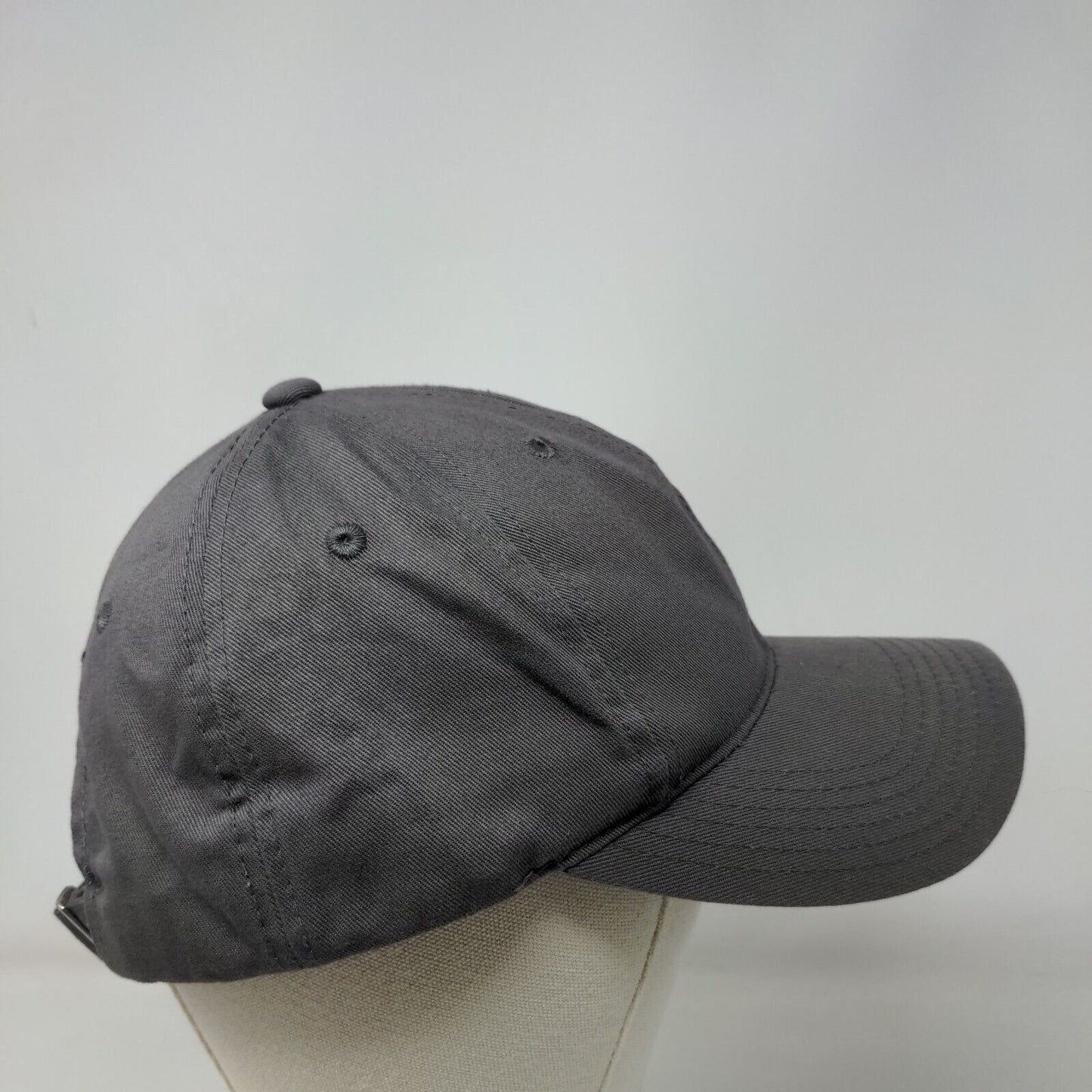 Puma Slideback Hat Gray One Size Embroidered Logo Adjustable 6 Panel