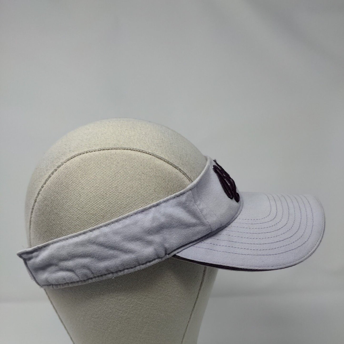 Brat Lightning Strapback Sun Visor Hat Purple OSFA Embroidered New Vibe