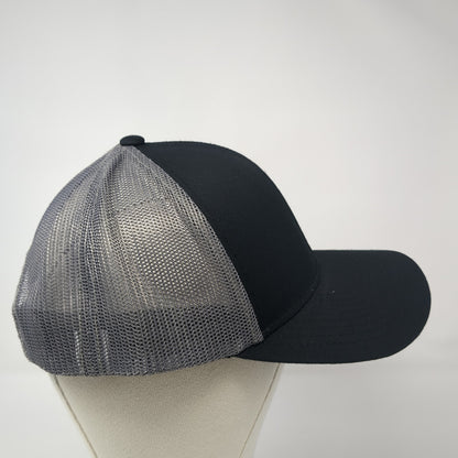 Idaho 2022 Patch Snapback Trucker Hat Black One Size Mesh Back Colorblock