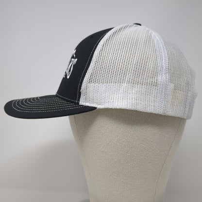 Richardson Trucker Hat Black White One Size Mesh Back Four Peaks Brewing Co