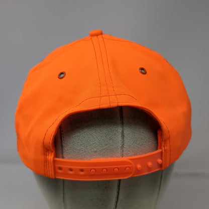 Paramount Snapback Orange Trophy Buck Hunting Deer Hat Green Underbrim Vintage