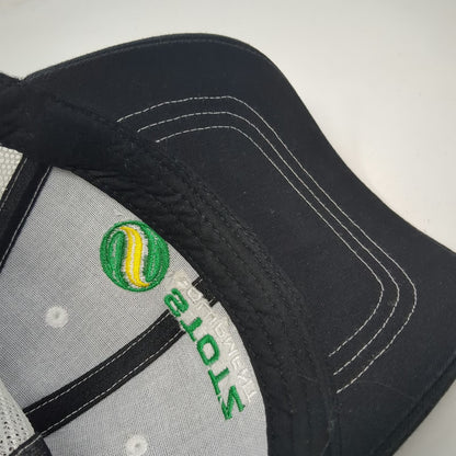 John Deere Baseball Cap Black One Size Stotz Equipment Mesh Strapback Hat