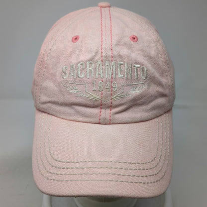 Polar Graphics Baseball Cap Pink One Size Sacramento 1849 Strapback Cotton Hat