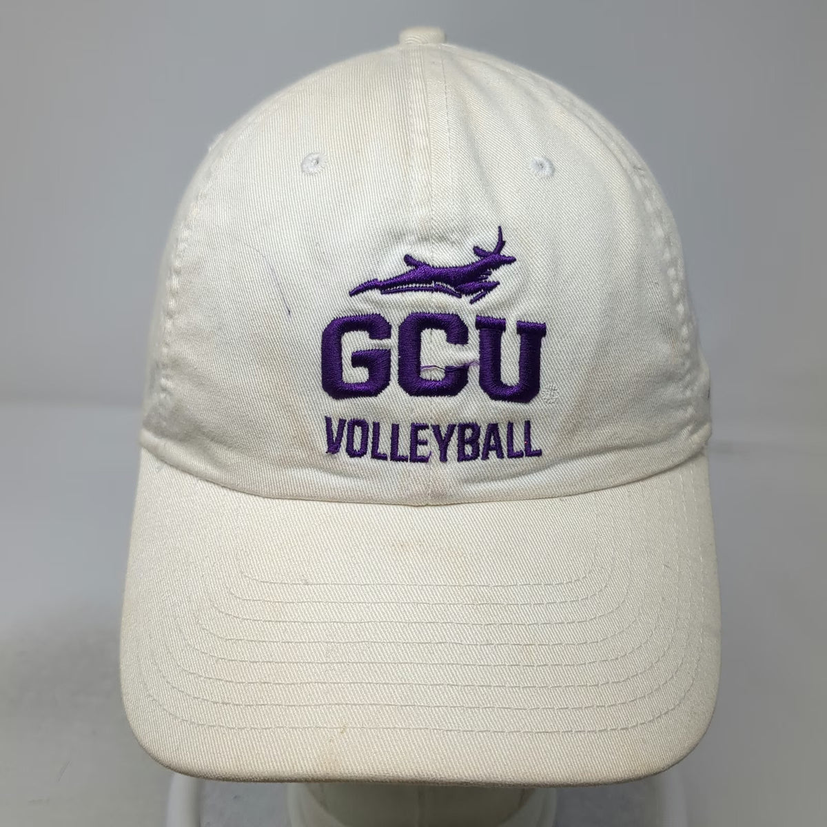 Nike Grand Canyon Antelopes GCU Volleyball NCAA Beige Purple Hat One Size H86