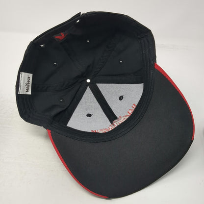 Wawa Baseball Cap Black One Size Polyester Strapback Red Goose Embroidered Hat