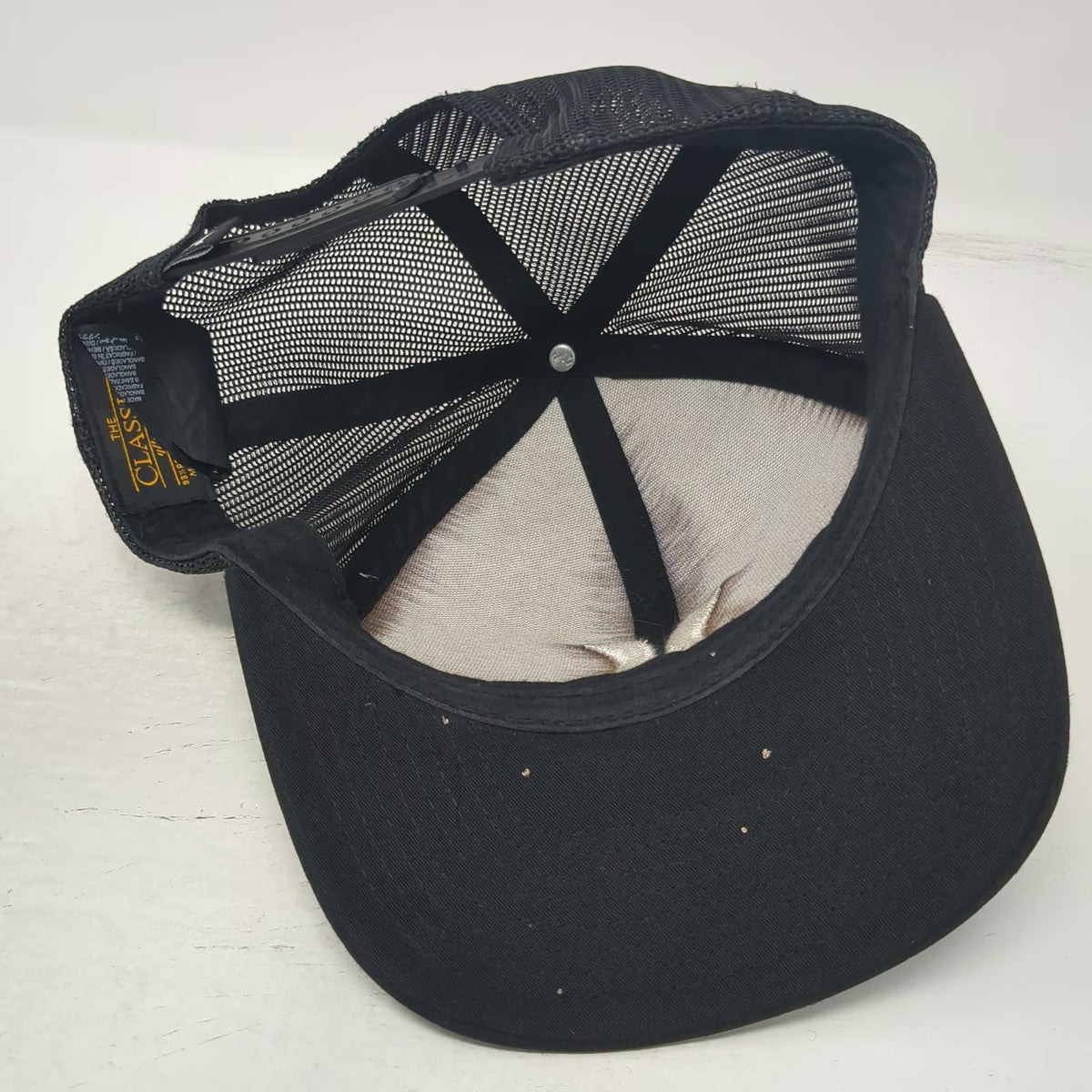 Hurley Trucker Hat Black One Size Mesh Back Snapback Embroidered Logo Surf Style