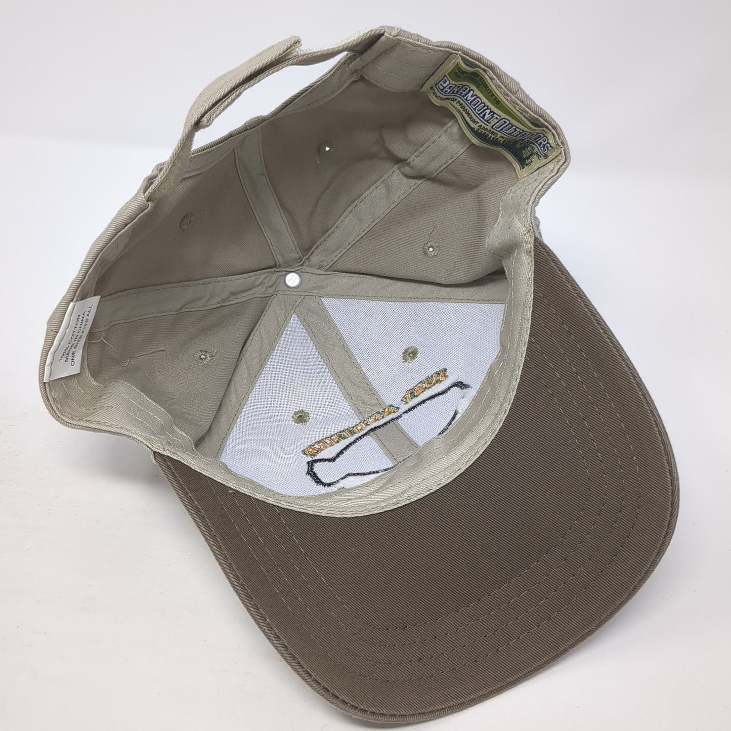 Just Another Crappie Day Strapback Hat Brown One Size Paramount Outdoors