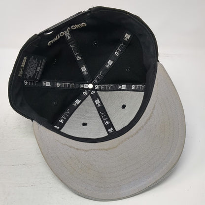 New Era 9Fifty Pro Football Hall of Fame Canton Ohio Snapback Hat Black Gray