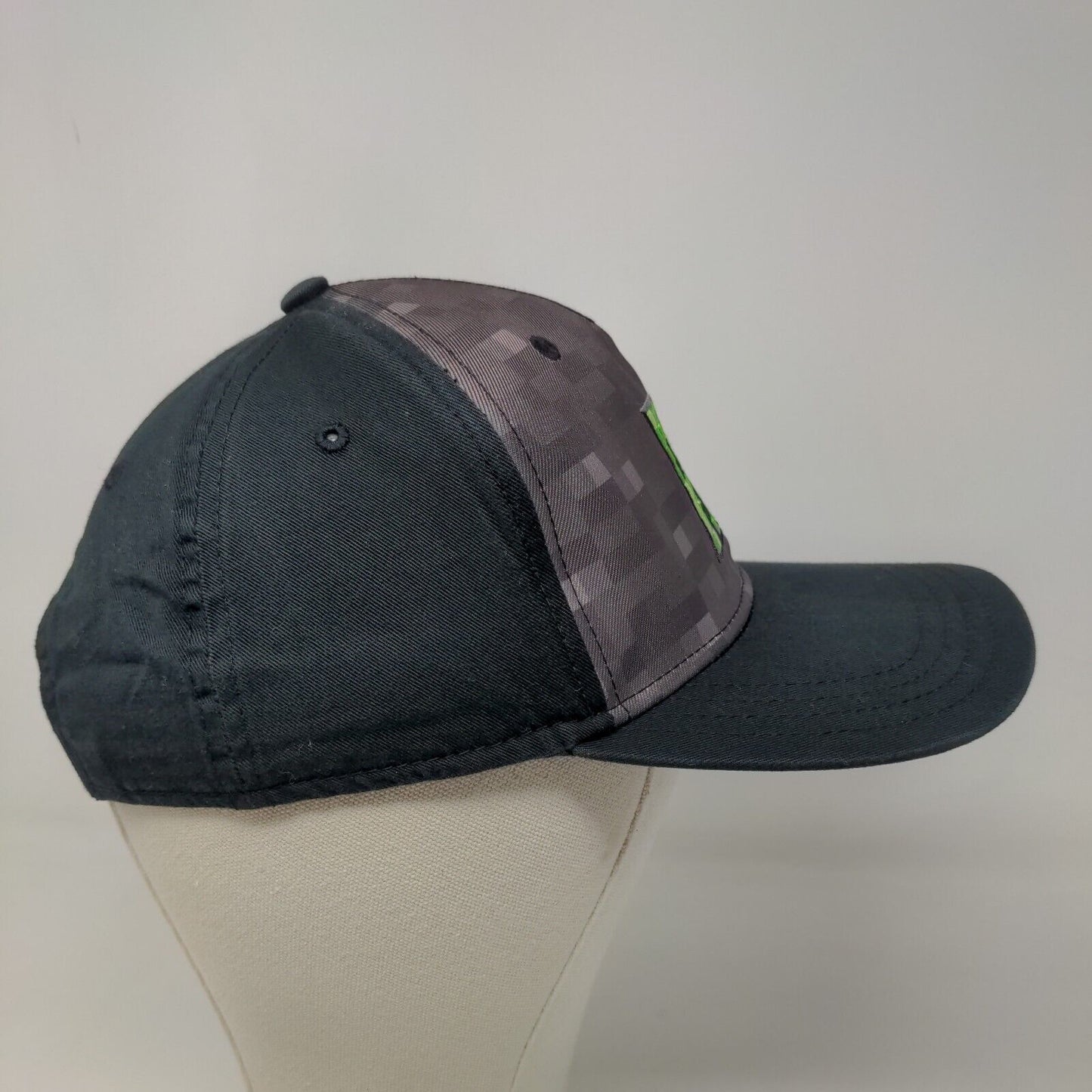 Minecraft Boy's Snapback Hat Multicolor Size OS Embroidered Creeper Logo