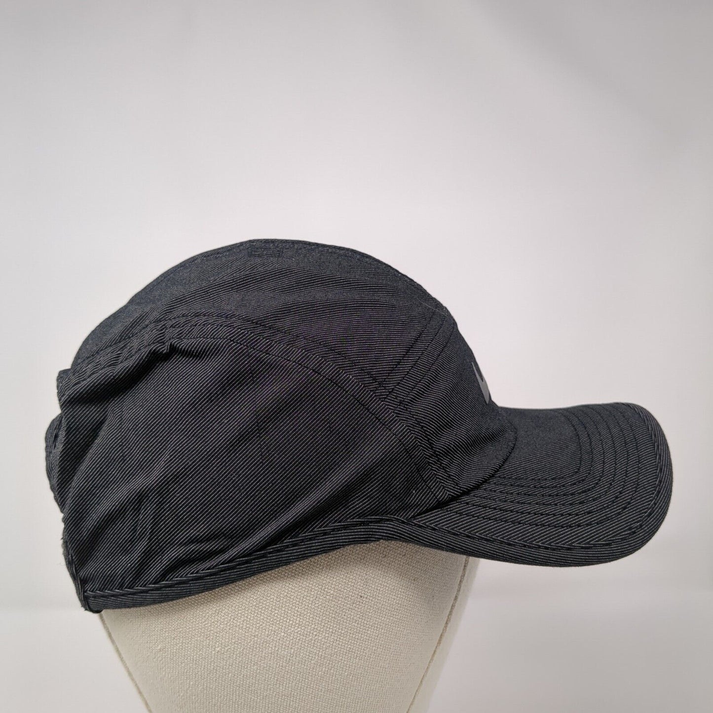 Nike Dri-Fit Strapback 5 Panel Cap Gray OS Adjustable Lightweight Quick Dry