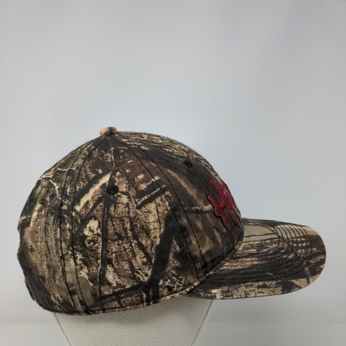 HEYBO Strapback Hat Camouflage One Size Adjustable Embroidered 6 Panel Cotton