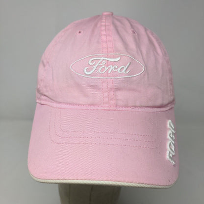 Ford Women's Strapback Hat Pink Size OSFA Embroidered Logo Car