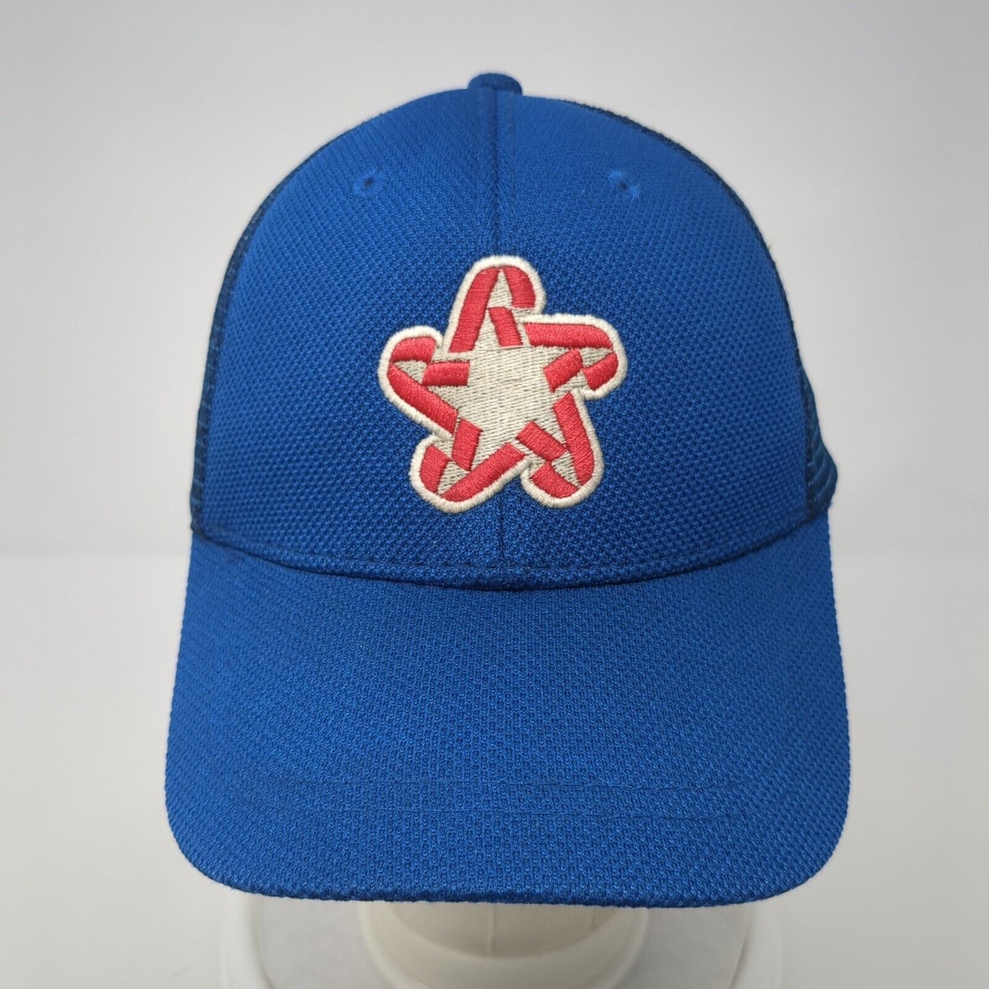 Republic Services Snapback Trucker Hat Blue OS Adjustable Embroidered Mesh Back