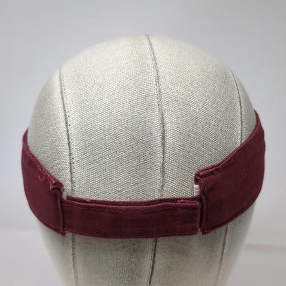 Triangle Sport Headwear Visor Red One Size Red Mountain Resort Spa Slogan Hat