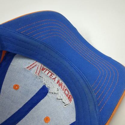 Buck's Bags Baseball Cap Blue Orange OSFM Valley Wide Energy Mountain Logo Hat