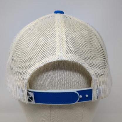 Hooey Trucker Hat Blue One Size American Flag Patch Mesh Back Snapback Cap