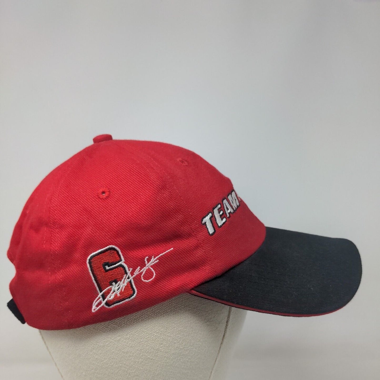 Team Penske Men's Strapback Hat Red OSFM #6 #3 Ryan Briscoe Helio Castroneves