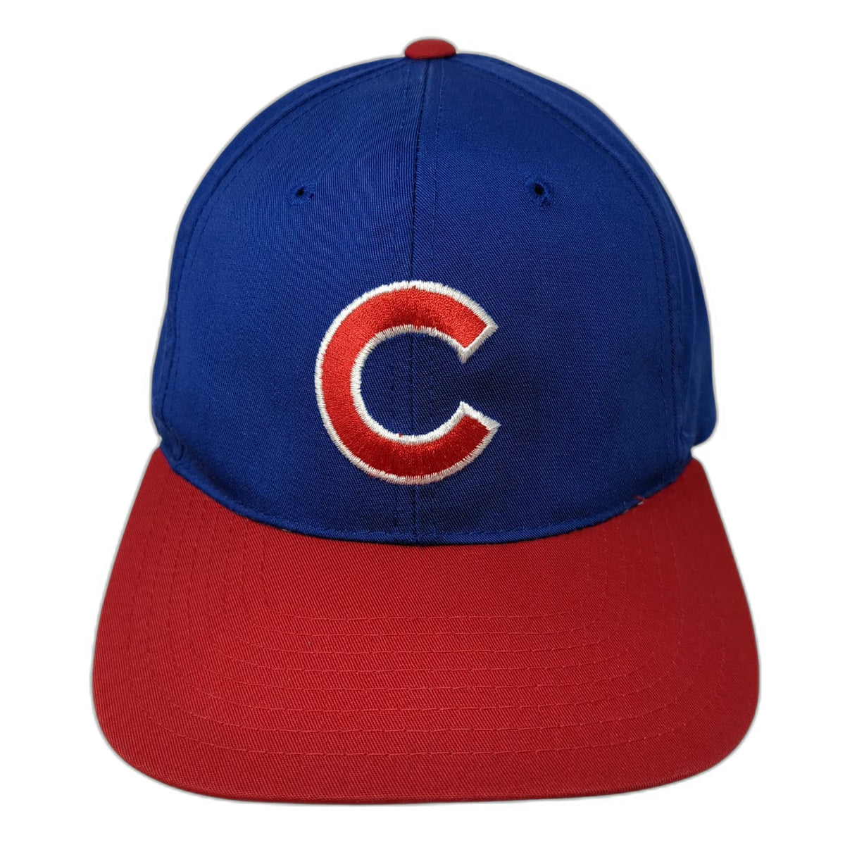 Chicago Cubs MLB G.C.C. Baseball Cap Blue Red One Size Snapback Contrast Brim