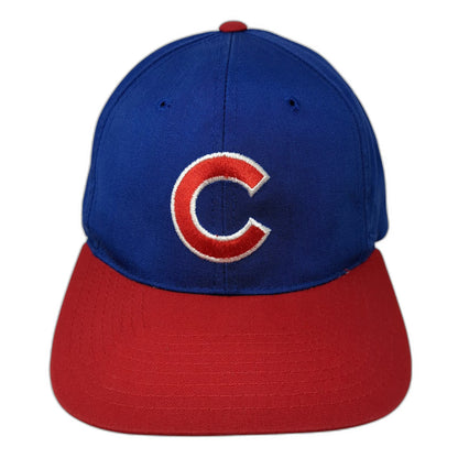 Chicago Cubs MLB G.C.C. Baseball Cap Blue Red One Size Snapback Contrast Brim