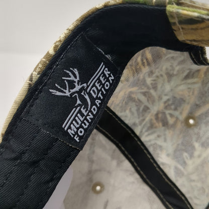 Mule Deer Foundation Baseball Cap Brown One Size Camo MDF Strapback Hat