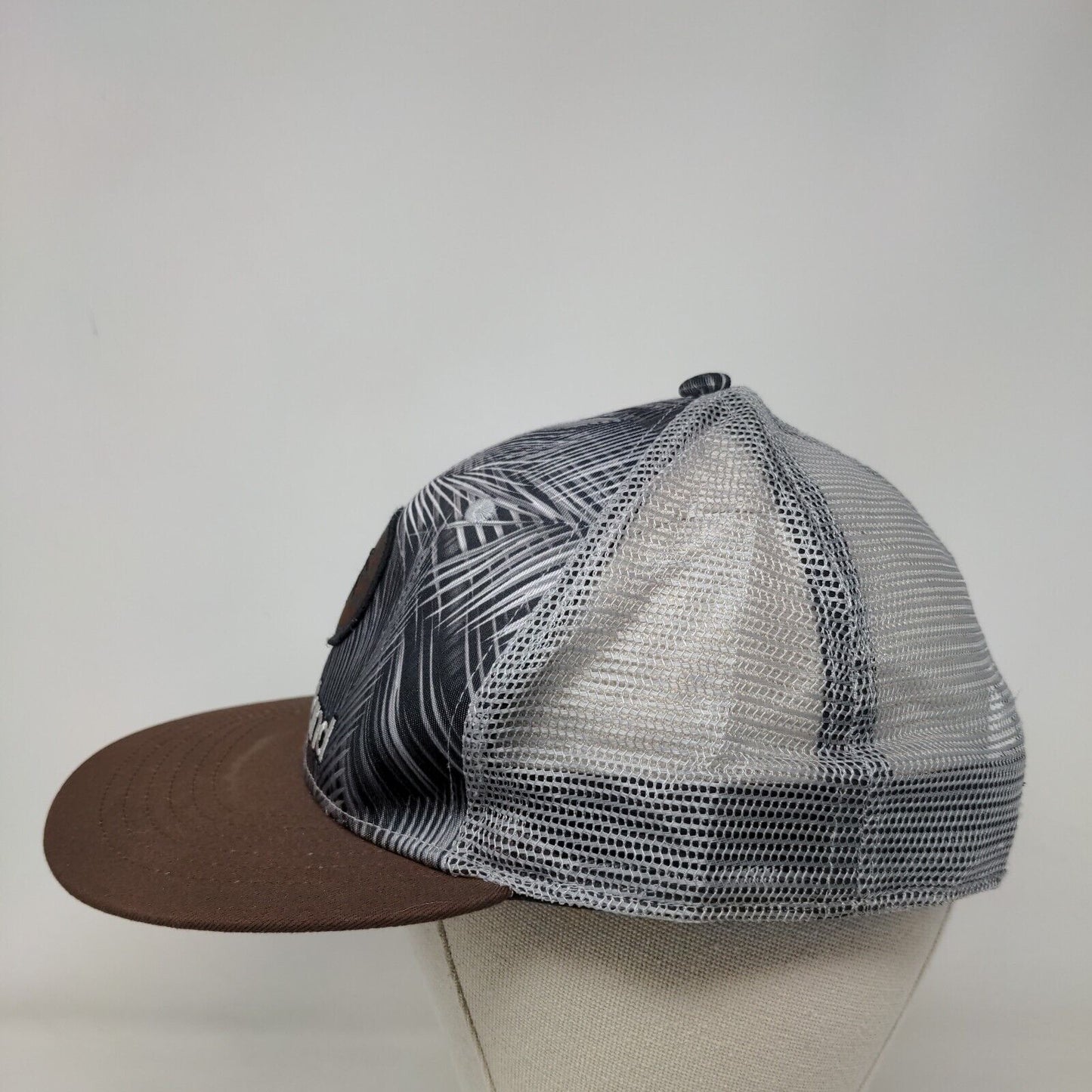 Dreamland Snapback Mesh Back Trucker Hat Multicolor One Size Palm Tree
