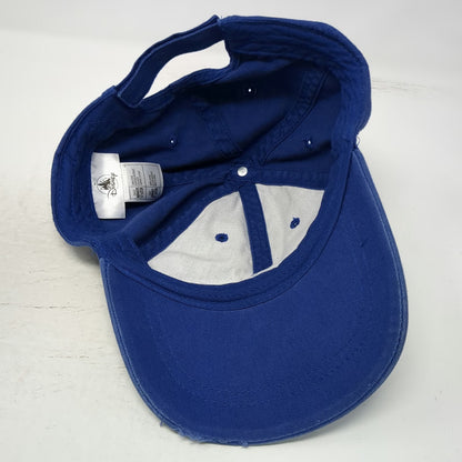 Disney Baseball Cap Blue One Size Monsters University Embroidered MU Logo Hat