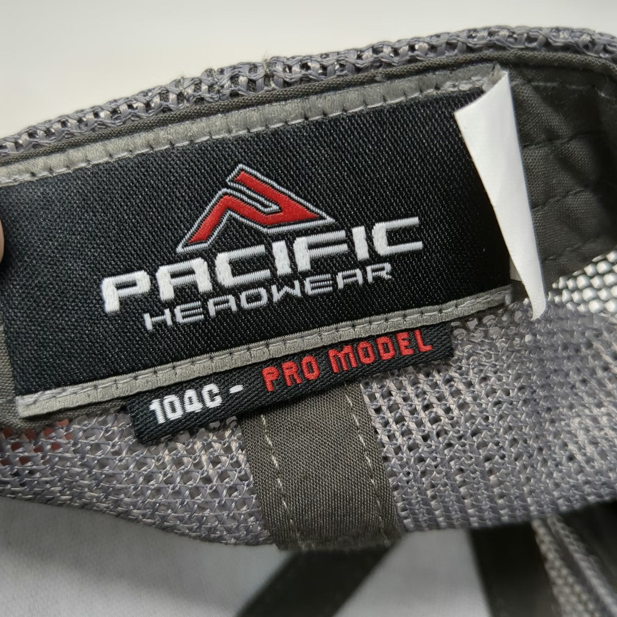 Pacific Headwear Trucker Hat Black One Size Mesh Back Snapback Embroidered Logo