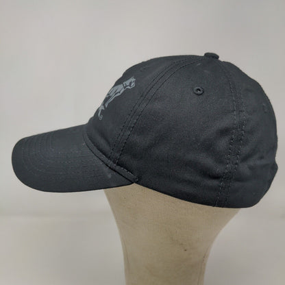 Mack Trucks Men's Strapback Hat Black Graphic Bulldog Logo Adjustable