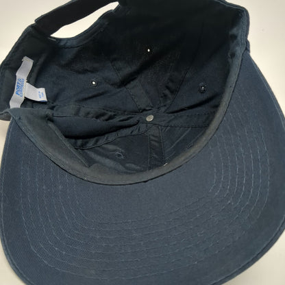 Port & Company Baseball Cap Blue One Size Strapback Startup Health Cotton Hat