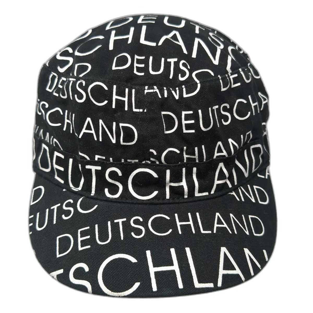 Robin Ruth Army Cap Black White Deutschland One Size Cotton Print Strapback Hat