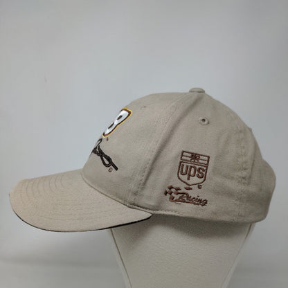 Chase Authentics Men's Slideback Hat Tan Embroidered Dale Jarret #88 Cotton