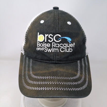 Boise Racquet and Swim Club Strapback Trucker Hat Black OSFA 2016 Idaho Open