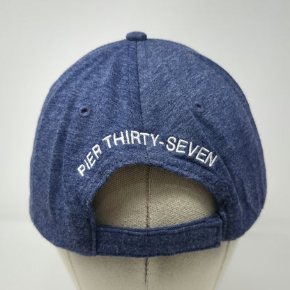 Pier Thirty-Seven Baseball Cap Blue OSFM Embroidered Adjustable Strapback Hat