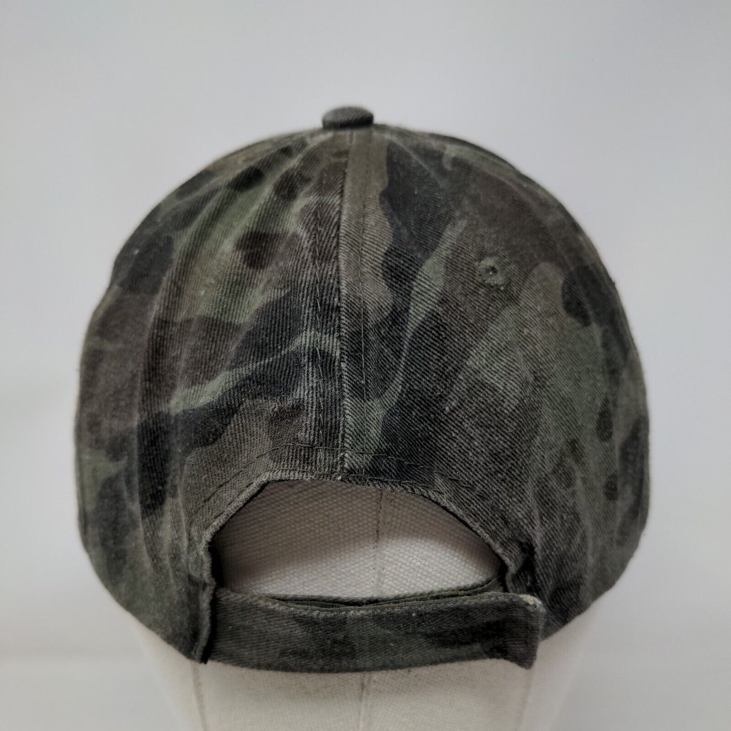 Blessed Strapback Hat Camouflage OSFA Bling Studded Embroidered 6 Panel