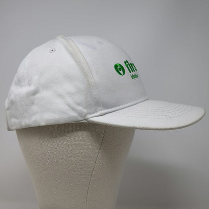 First Tee Idaho Baseball Cap White One Size Strapback Curved Brim Golf Hat