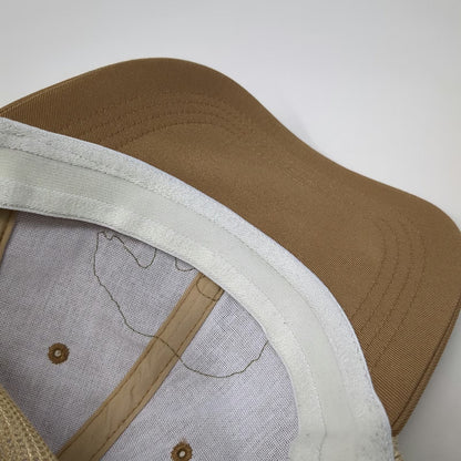 Telluride Clothing Company Trucker Hat Brown One Size Mesh Bear Mountain Patch