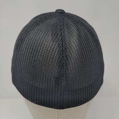 Kelly Construction 208-339-0875 Fitted Trucker Hat Black S/M Mesh Port Authority