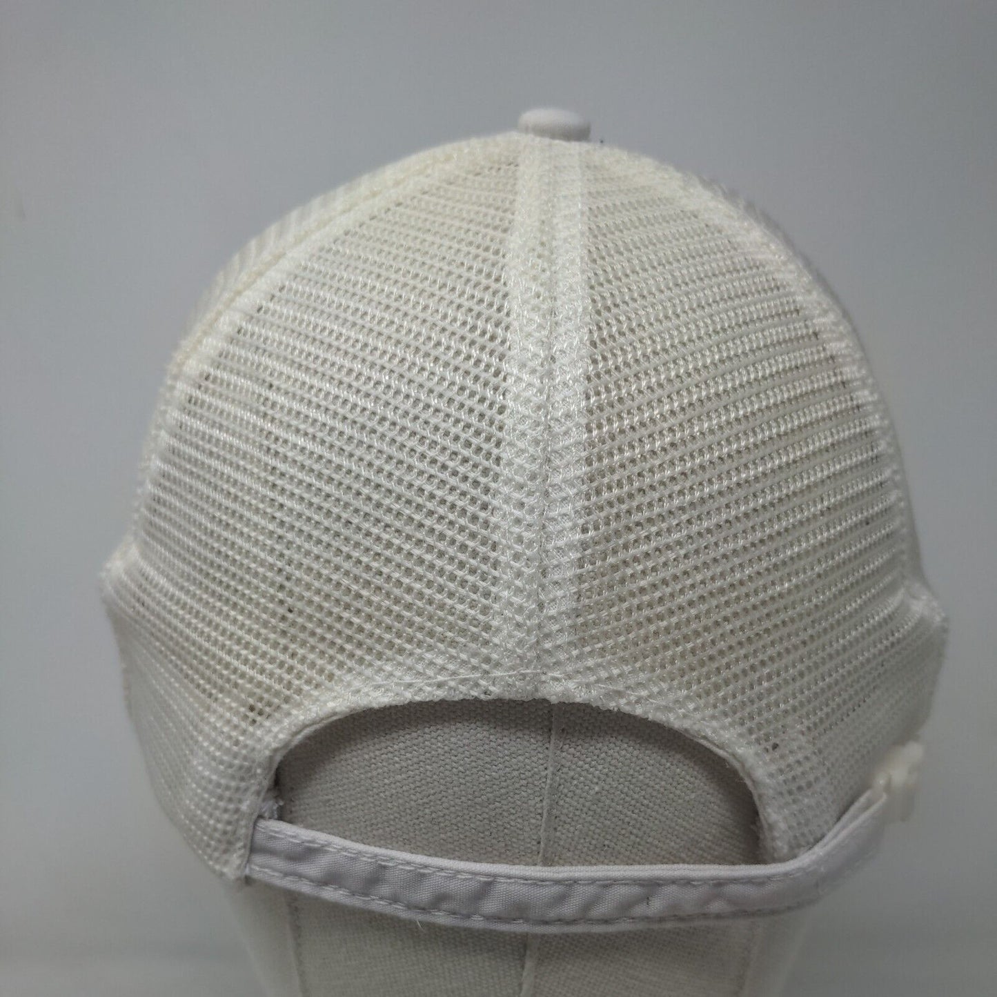 Consolidated Freightways Slideback Mesh Back Braid Trucker Hat White OSFA