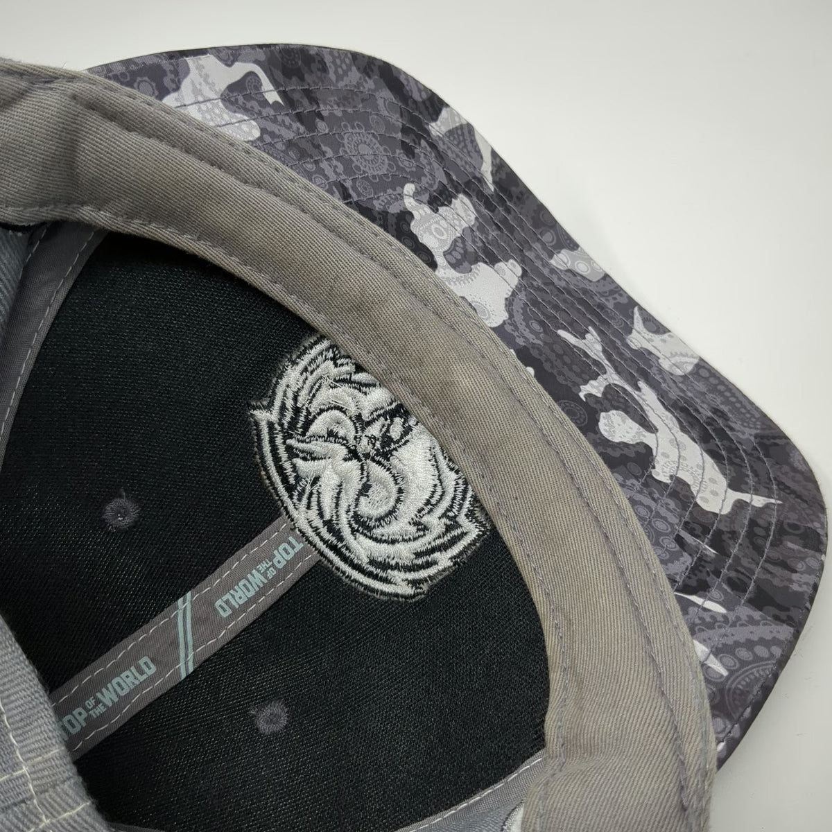 Kennesaw State Owls NCAA Top of the World Snapback Hat Gray One Size Camo Brim