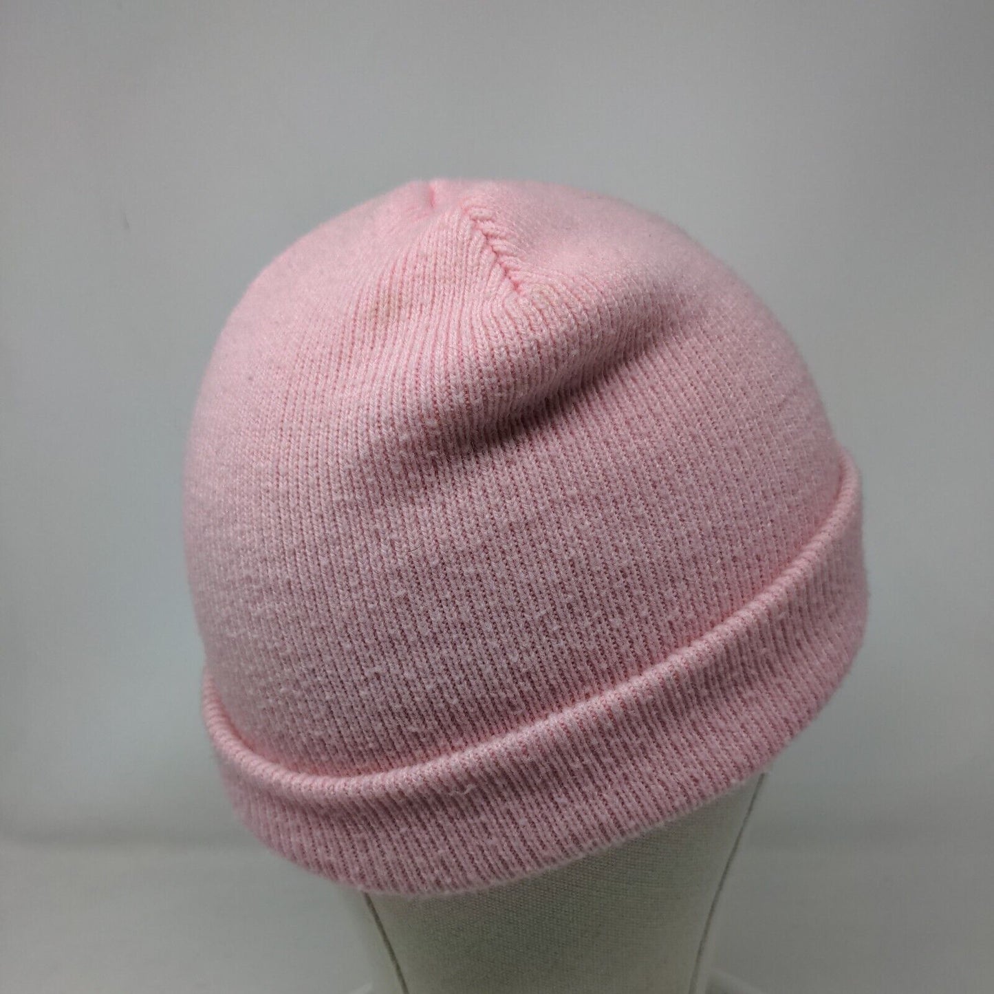 Nike Knit Beanie Hat Pink Toddler Embroidered Swoosh Solid