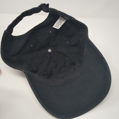 Nike Swoosh Logo Slideback Hat Black One Size Embroidered Heritage86