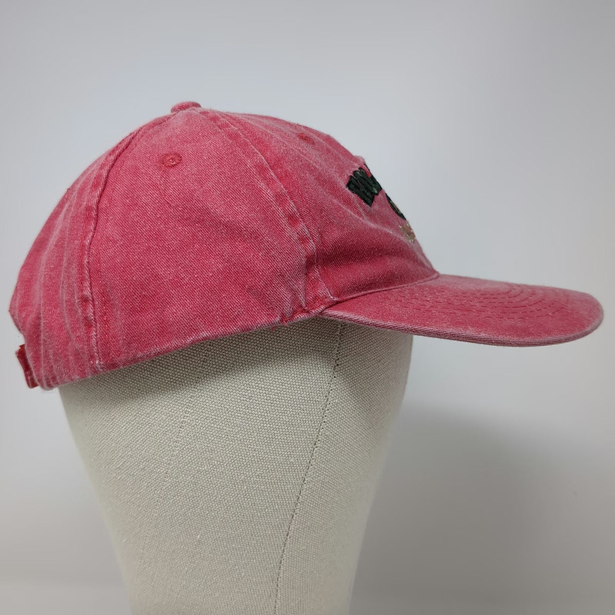 Lucky 7 Hollywood California 1904 Red Baseball Cap OSFM Strapback Hat Adjustable