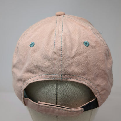 Tommy Bahama Baseball Cap Pink OSFM Hibiscus Flower Embroidered Hat Strapback