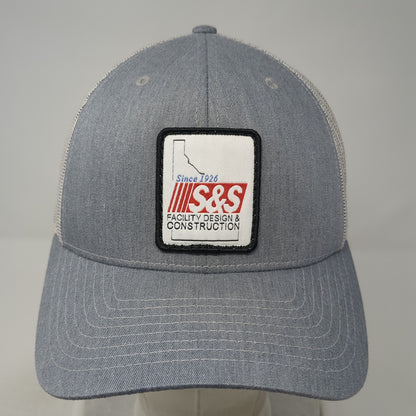 Since 1926 S&S Facility Design Construction Trucker Hat Gray OS Mesh Richardson