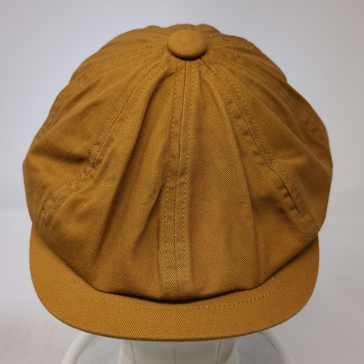 Botvela Newsboy Cap Brown 7 1/8 Cotton Twill 8 Panel Flat Cabbie Gatsby Hat