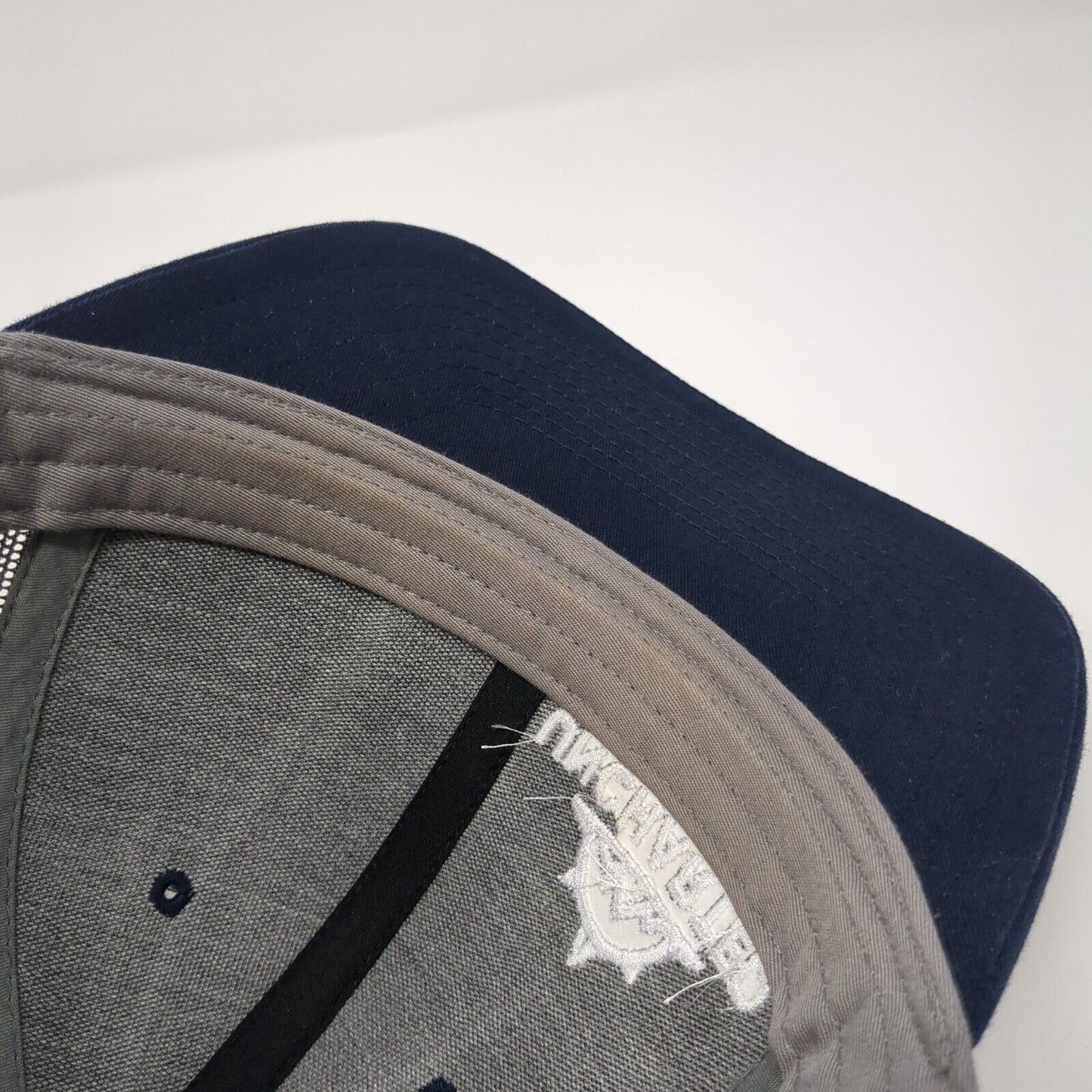 Uncharted Recreation Snapback Trucker Hat Blue One Size Mesh Back