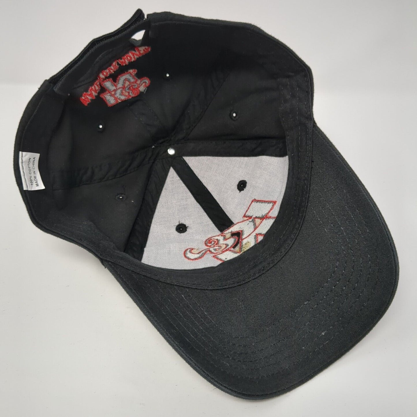 K&N Make Your Move Strapback Hat Black One Size Adjustable Embroidered