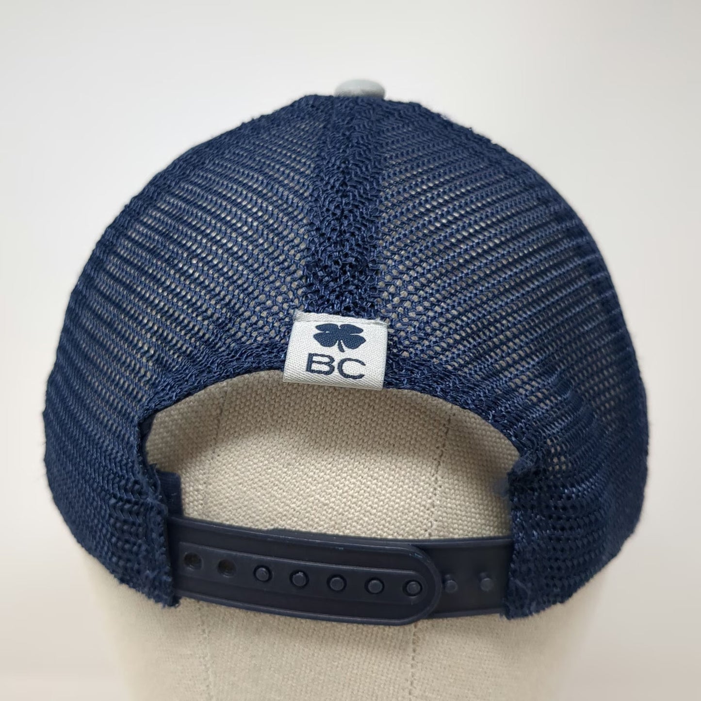 Black Clover Trucker Hat Gray Blue Clover Live Lucky One Size Snapback Mesh Cap