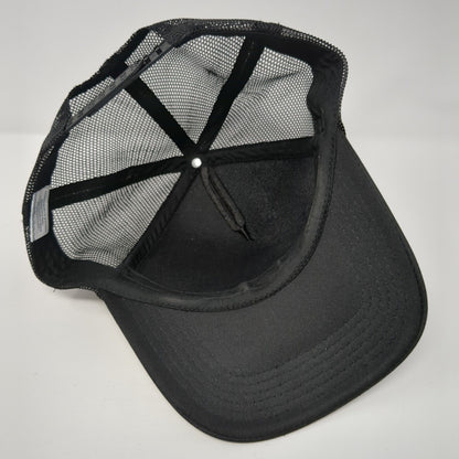 Fifty AF Snapback Trucker Hat Black One Size Adjustable Mesh Back Rope 6 Panel