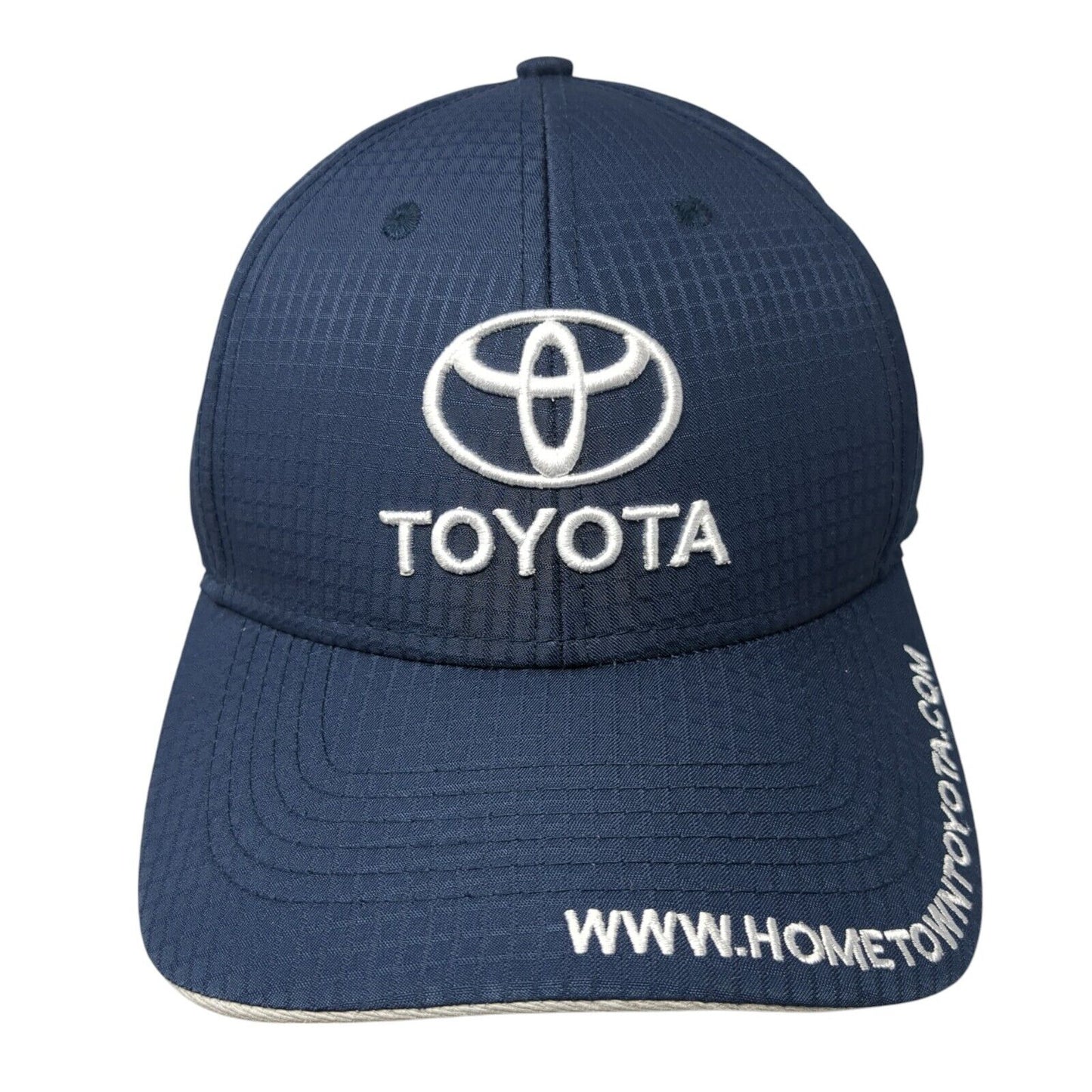 Toyota Hometown Strapback Hat Blue One Size Adjustable Embroidered Atlanta Cap